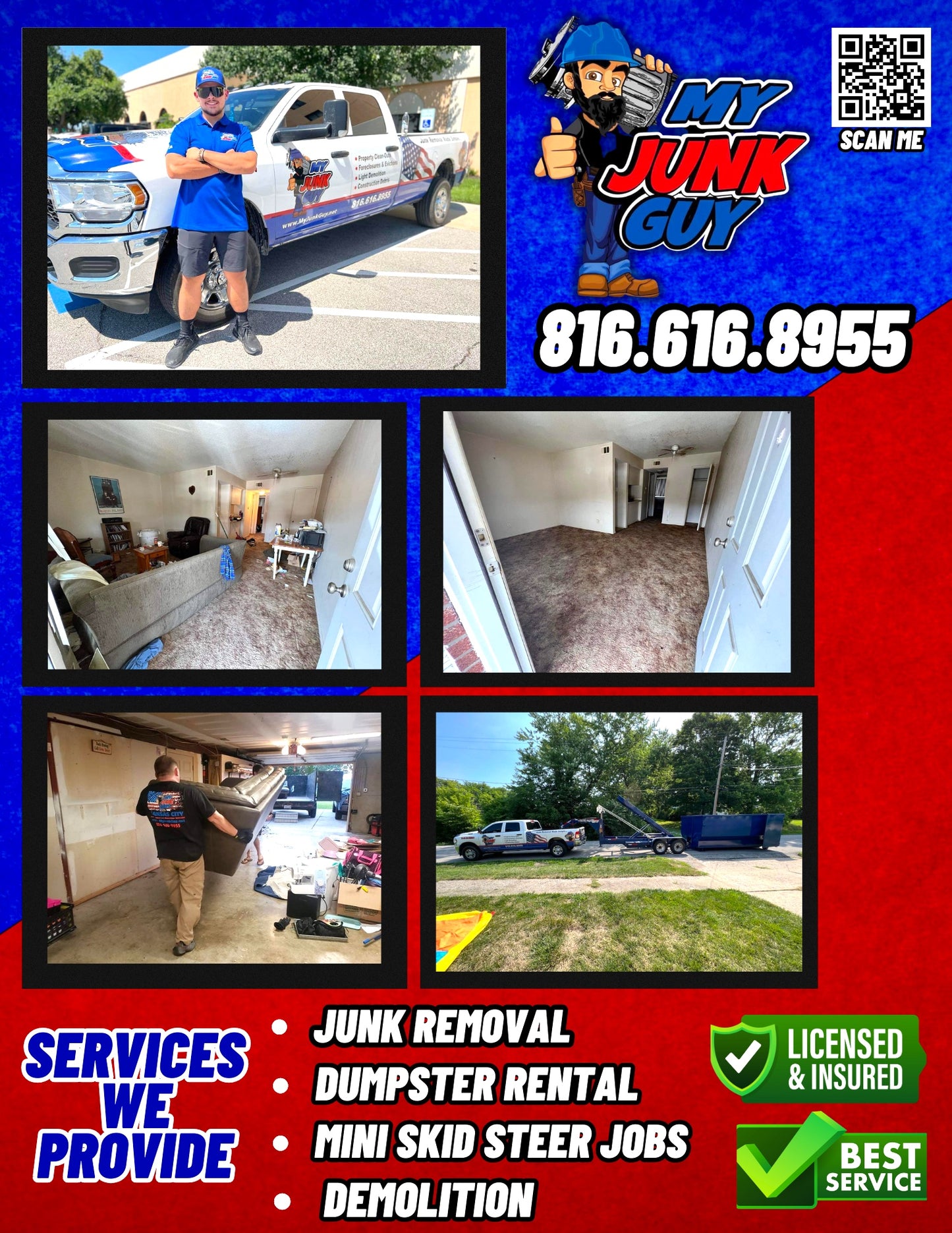 Junk Removal Flyer Single Sided Flyer