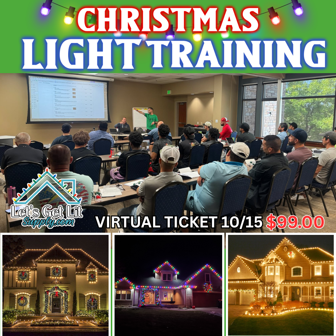 Christmas Light Installation Digital Flyer