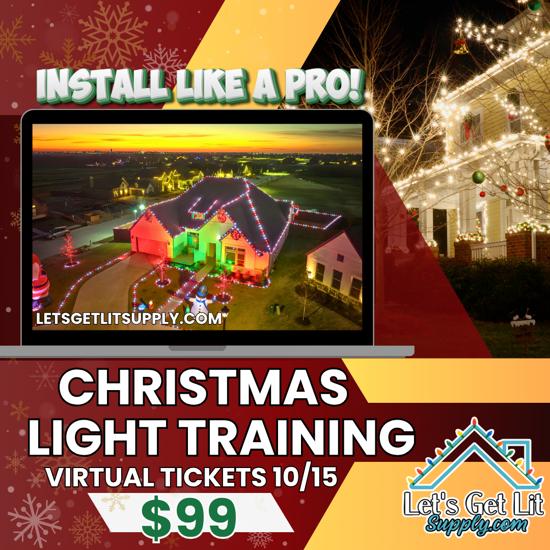 Christmas Light Installation Digital Flyer