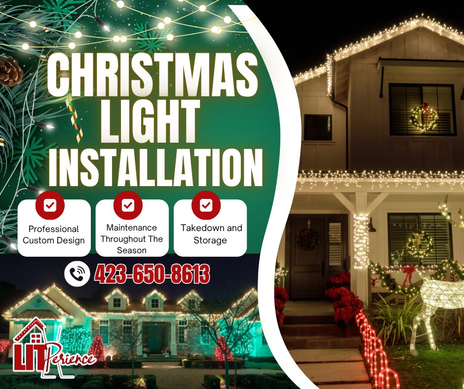 Christmas Light Installation Digital Flyer