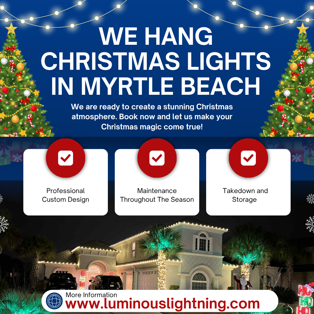 Christmas Light Installation Digital Flyer
