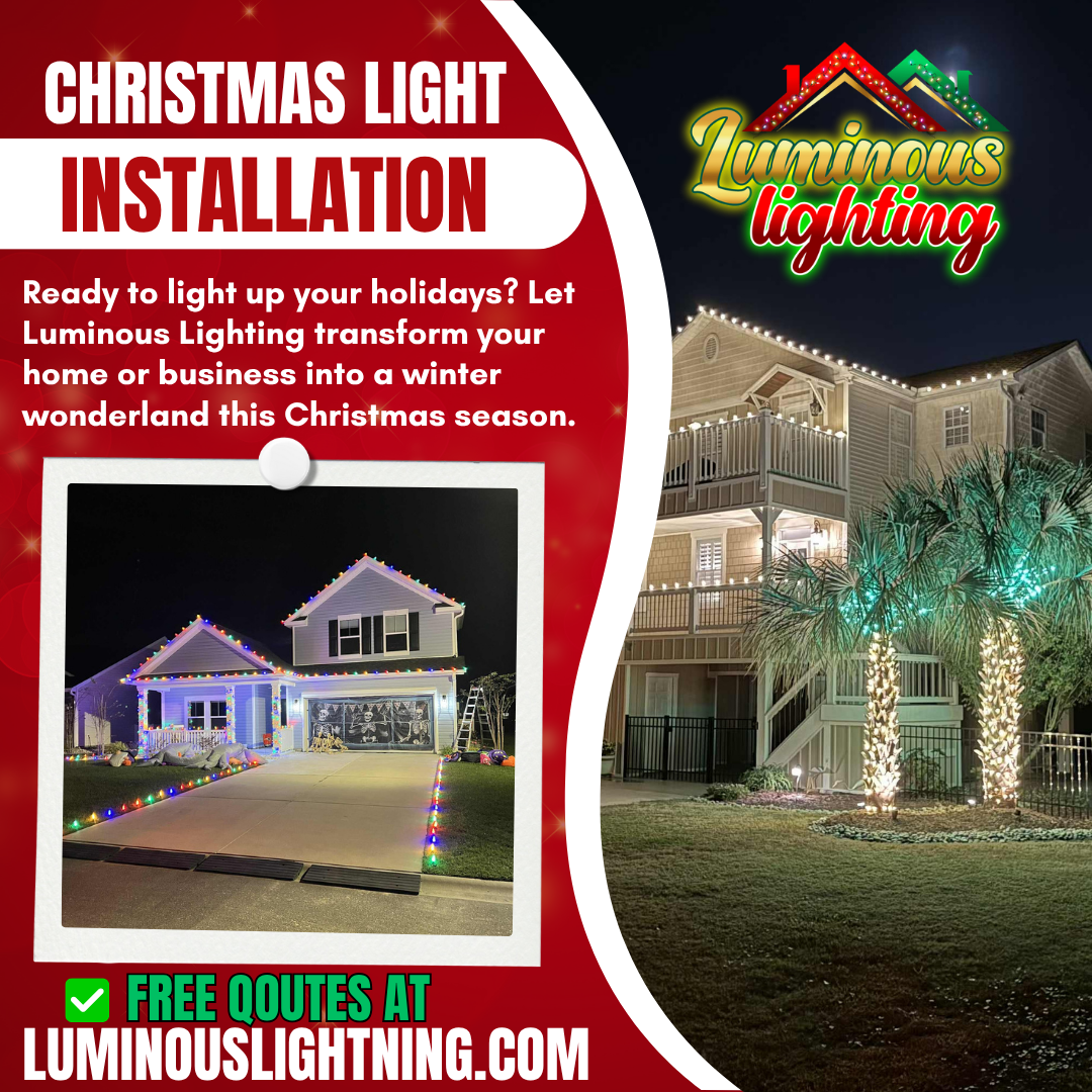 Christmas Light Installation Digital Flyer